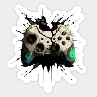 Gaming at Heart Tee Sticker